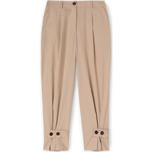 Motivi, Dames, Broeken, Beige, Maat: XS Katoen,