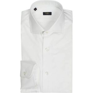Barba Napoli, Heren, Overhemden, Wit, Maat: 4XL Katoen,
