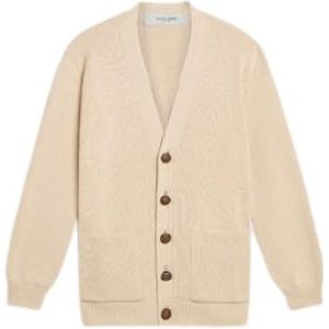 Golden Goose - Cardigan - Beige - V-hals - Dames
