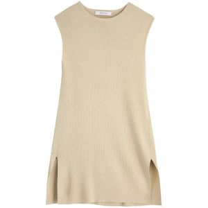 Max Mara, Dames, Tops, Beige, Maat: S Viscose,