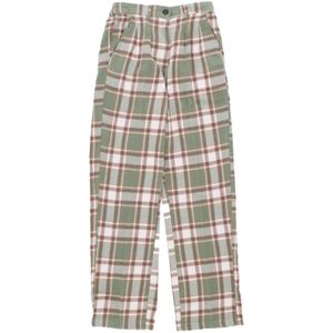 Obey, Dames, Broeken, Veelkleurig, Maat: W26 Flanel,