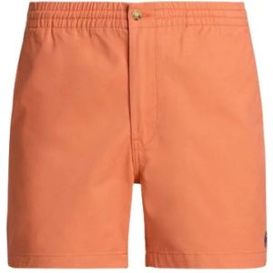 Polo Ralph Lauren, Dames, Korte broeken, Oranje, Maat: M Katoen,