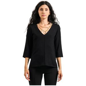 Silvian Heach, Dames, Truien, Zwart, Maat: XS Viscose,