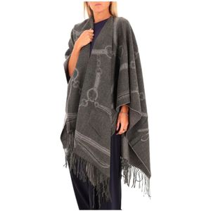 Ralph Lauren, Dames, Jassen, Grijs, Maat: ONE Size Wol,