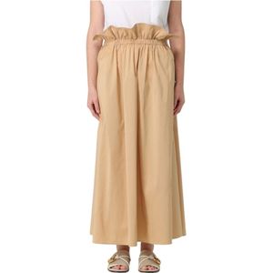 Fabiana Filippi, Dames, Rokken, Beige, Maat: XS