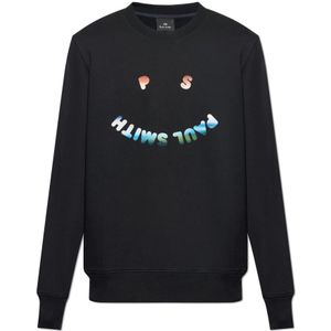 PS By Paul Smith, Heren, Sweatshirts & Hoodies, Zwart, Maat: L Katoen,