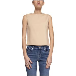 Liviana Conti, Dames, Tops, Beige, Maat: S