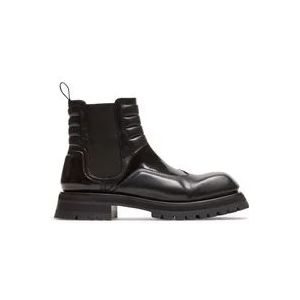 Balmain Gladleren Army Phil Chelsea laarzen , Black , Heren , Maat: 40 EU