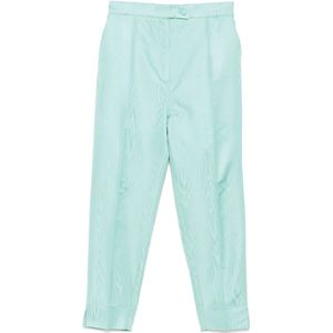 De Santis, Dames, Broeken, Groen, Maat: M Leer,