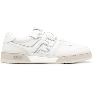 Fendi, Heren, Schoenen, Wit, Maat: 42 EU