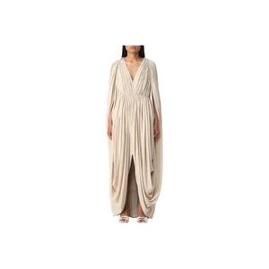 Lanvin Maxi Jurken , Beige , Dames , Maat: XS