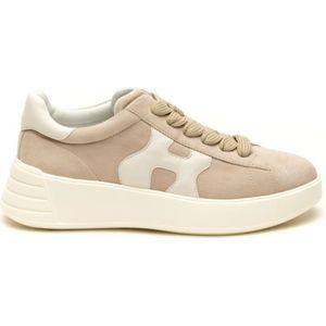 Hogan Rebel Sneakers , Beige , Dames , Maat: 37 1/2 EU