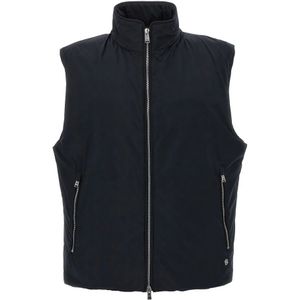 Hugo, Heren, Jassen, Blauw, Maat: M Leer,