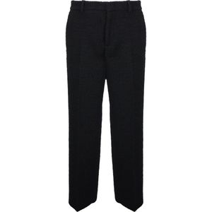 Gucci, Dames, Broeken, Zwart, Maat: S