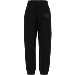 T by Alexander Wang, Dames, Broeken, Zwart, Maat: XS