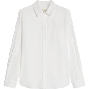 Max Mara, Dames, Blouses & Shirts, Wit, Maat: XS Katoen,