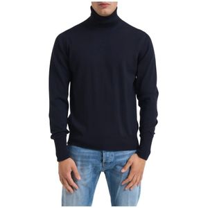 Alpha Studio, Heren, Truien, Blauw, Maat: 3XL Wol,