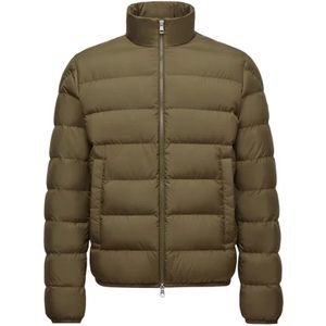 Moncler, Heren, Jassen, Groen, Maat: M Poliester,