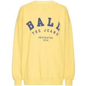 Ball, Dames, Sweatshirts & Hoodies, Geel, Maat: M