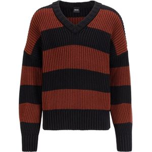 Hugo, Heren, Truien, Bruin, Maat: L Katoen,