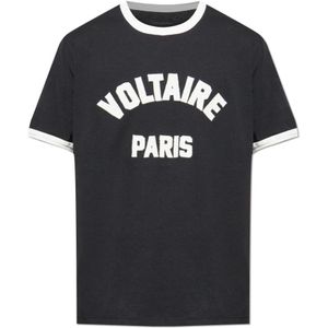 Zadig & Voltaire, Heren, Tops, Zwart, Maat: XL Katoen,