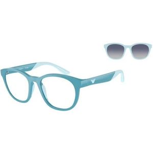 Emporio Armani, unisex, Accessoires, Blauw, Maat: 47 MM Nylon,