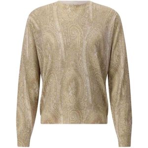Etro, Heren, Truien, Bruin, Maat: L Zijde,
