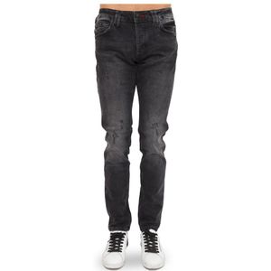 Philipp Plein, Heren, Jeans, Zwart, Maat: W33 Katoen,