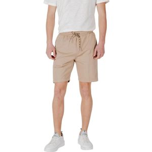 Gianni Lupo, Heren, Korte broeken, Beige, Maat: XL Katoen,