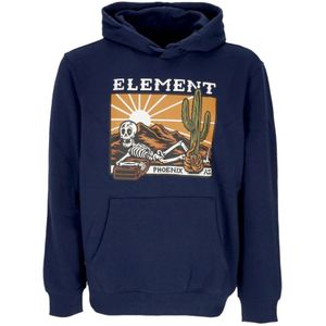Element, Heren, Sweatshirts & Hoodies, Blauw, Maat: S Katoen,