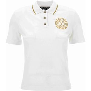 Poloshirt - Wit - Korte Mouwen - Geborduurd Logo
