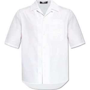 Versace Shirt met patroon op de achterkant , White , Heren , Maat: XL