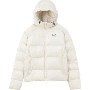 Emporio Armani Ea7, Heren, Jassen, Wit, Maat: L