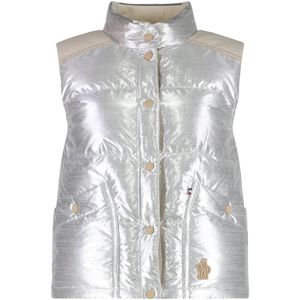 Moncler, Dames, Jassen, Grijs, Maat: XS Lame,