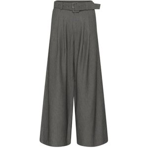 My Essential Wardrobe, Dames, Broeken, Grijs, Maat: XS Leer,