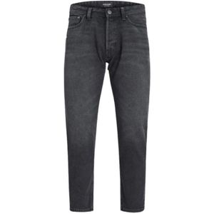 Jack & Jones, Heren, Jeans, Zwart, Maat: W36 L34 Katoen,