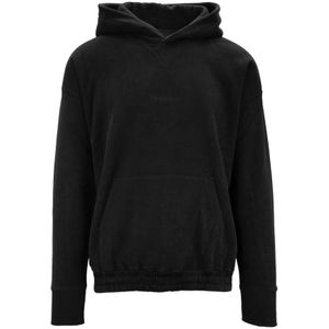 Saint Laurent, Heren, Sweatshirts & Hoodies, Zwart, Maat: S Katoen,