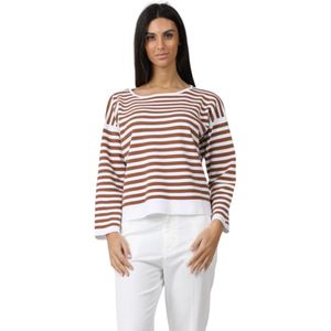 Gran Sasso, Dames, Tops, Veelkleurig, Maat: S