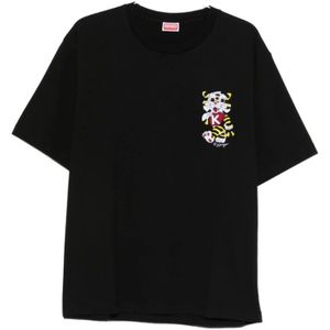 Kenzo, Heren, Tops, Zwart, Maat: M