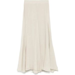 Lorena Antoniazzi, Dames, Rokken, Beige, Maat: S Poliester,