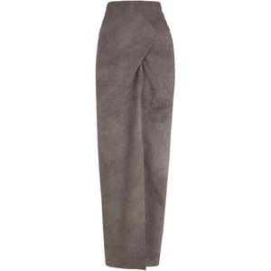 Cortana, Dames, Rokken, Grijs, Maat: XS Linnen,