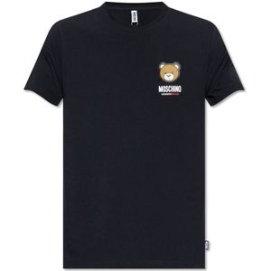 Moschino, Heren, Tops, Zwart, Maat: XS Katoen,