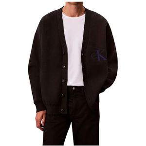 Calvin Klein, Heren, Truien, Zwart, Maat: S