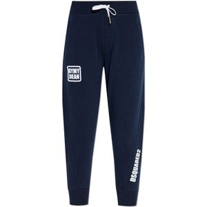 Dsquared2, Dames, Broeken, Blauw, Maat: XS Katoen,