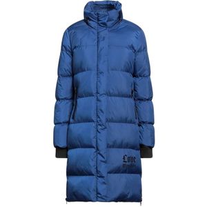 Love Moschino - Lange Donsjas - Blauw - Polyester