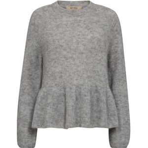 MOS Mosh, Dames, Truien, Grijs, Maat: XS