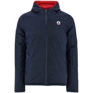 Jott, Heren, Jassen, Blauw, Maat: S Leer,