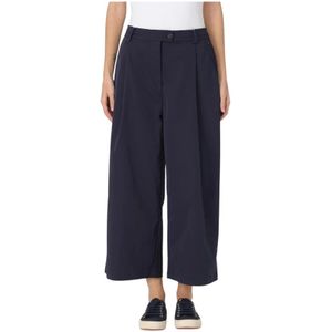 Save The Duck, Dames, Broeken, Blauw, Maat: S Katoen,