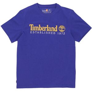 Timberland, Dames, Tops, Blauw, Maat: S Katoen,