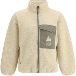 Maison Kitsuné, Heren, Sweatshirts & Hoodies, Beige, Maat: L Fleece,